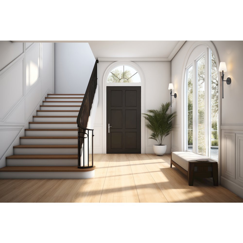 Z-Lite Claudelle 1 Light Wall Sconce in Matte Black color, Steel frame. Picture 7