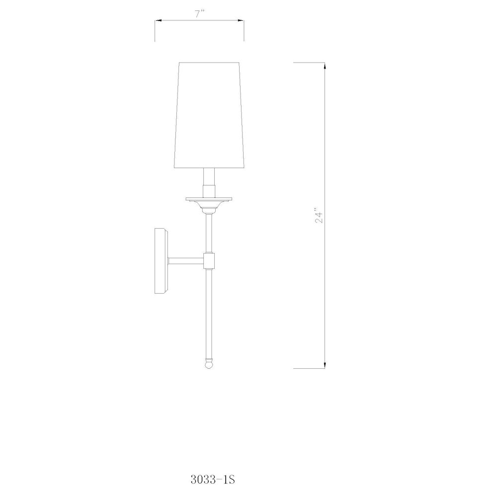 Z-Lite 1 Light Wall Sconce. Picture 8