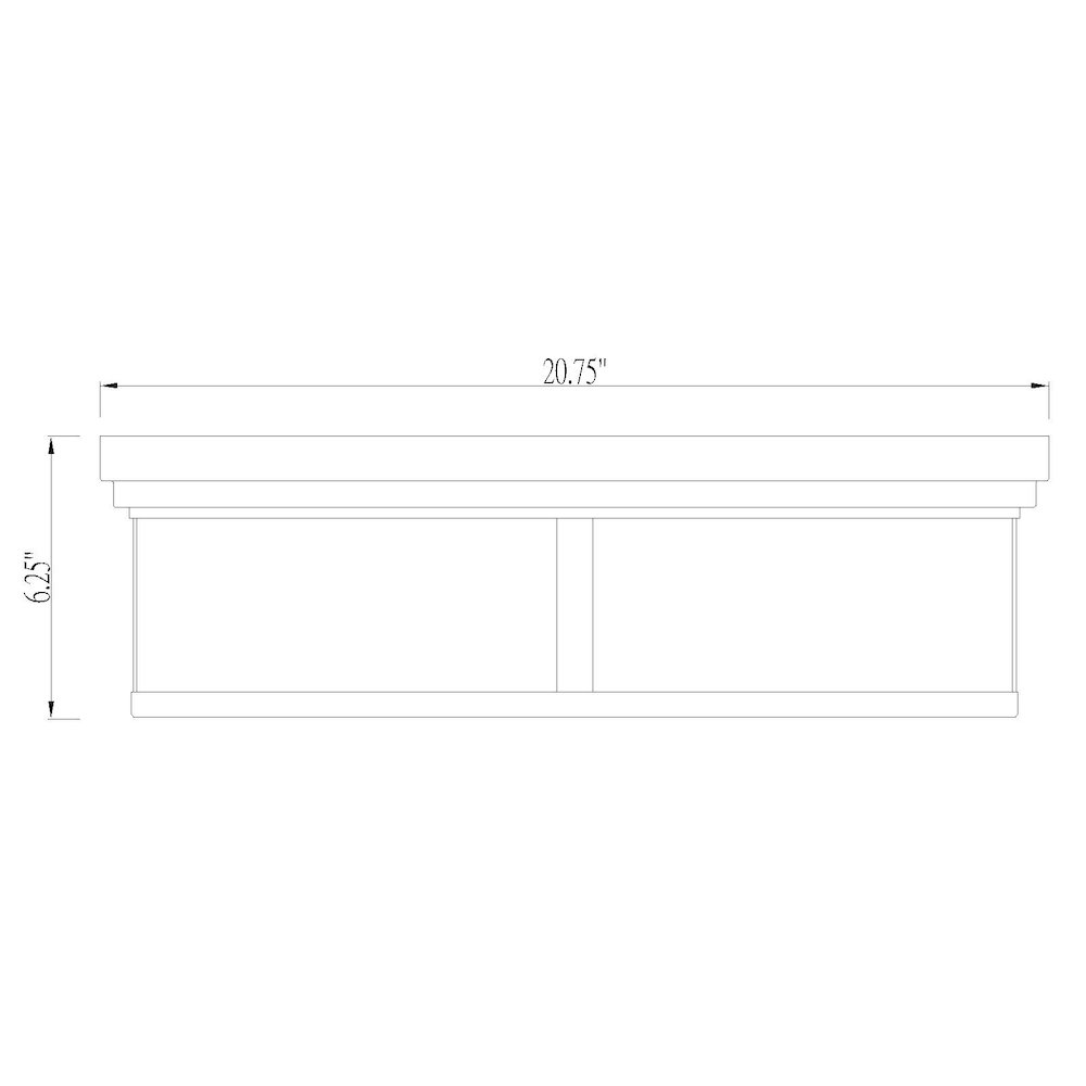 Z-Lite 4 Light Flush Mount. Picture 8