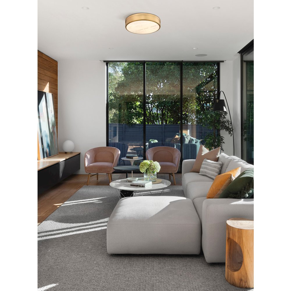 Z-Lite 3 Light Flush Mount. Picture 6