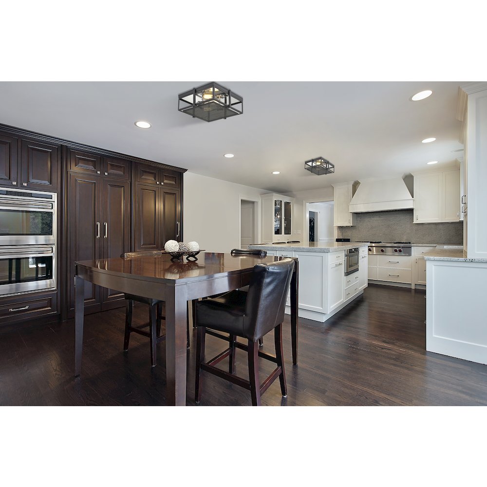 Z-Lite 2 Light Flush Mount. Picture 4