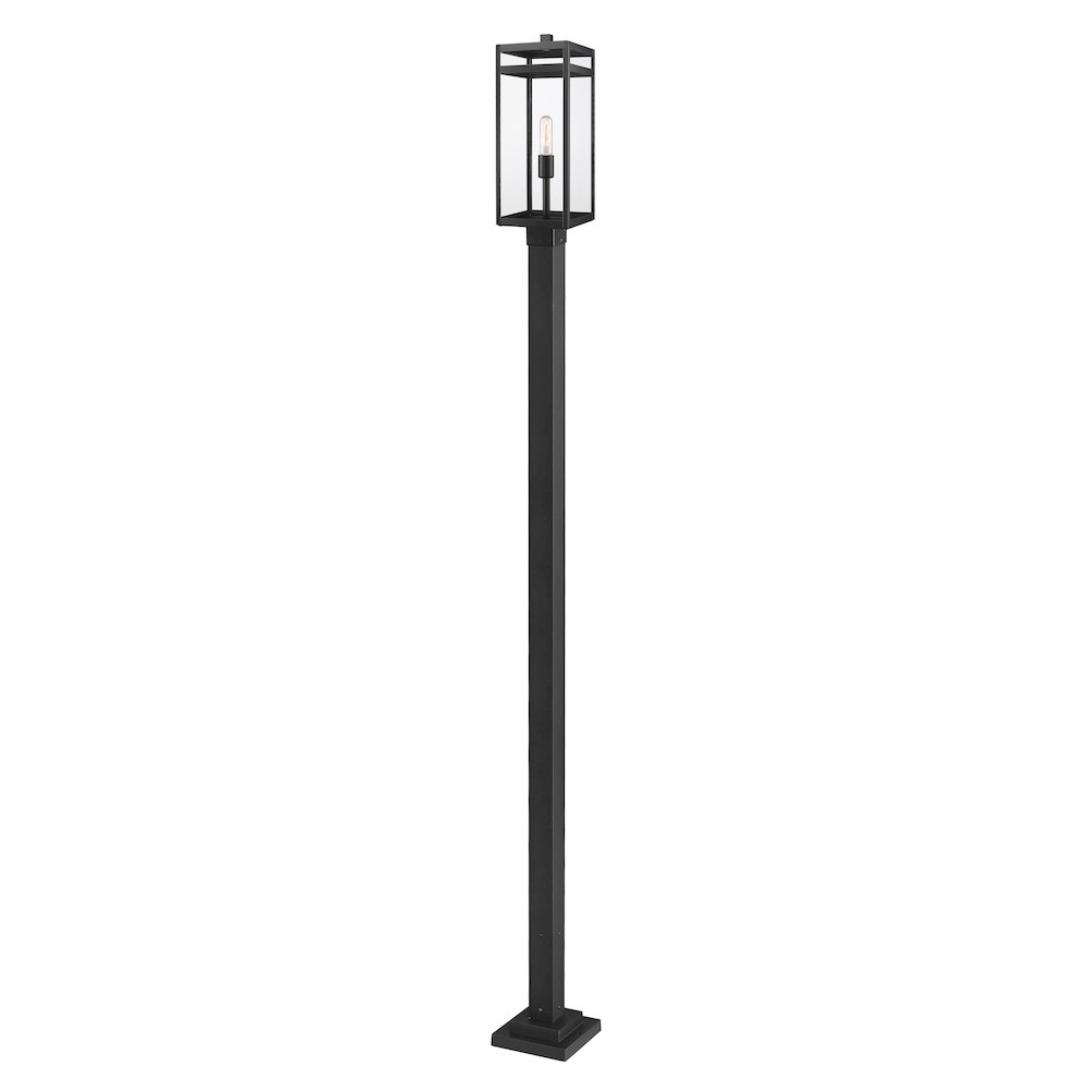 Z-Lite 1 Light Outdoor Post Mounted Fixture. Picture 1