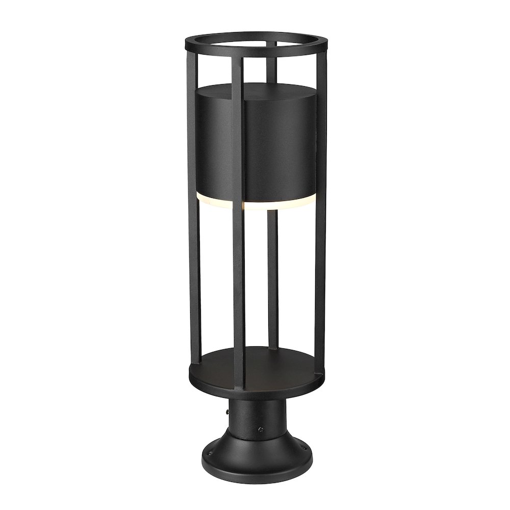Z-Lite 1 Light Outdoor Pier Mounted Fixture. Picture 2