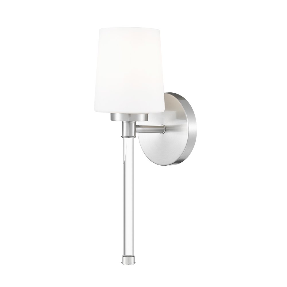 Z-Lite 1 Light Wall Sconce, Brushed Nickel. Picture 1