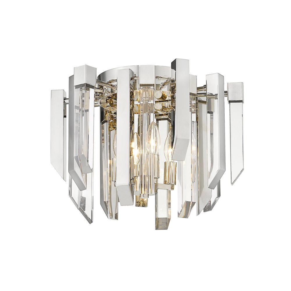 Z-Lite 4 Light Flush Mount. Picture 1