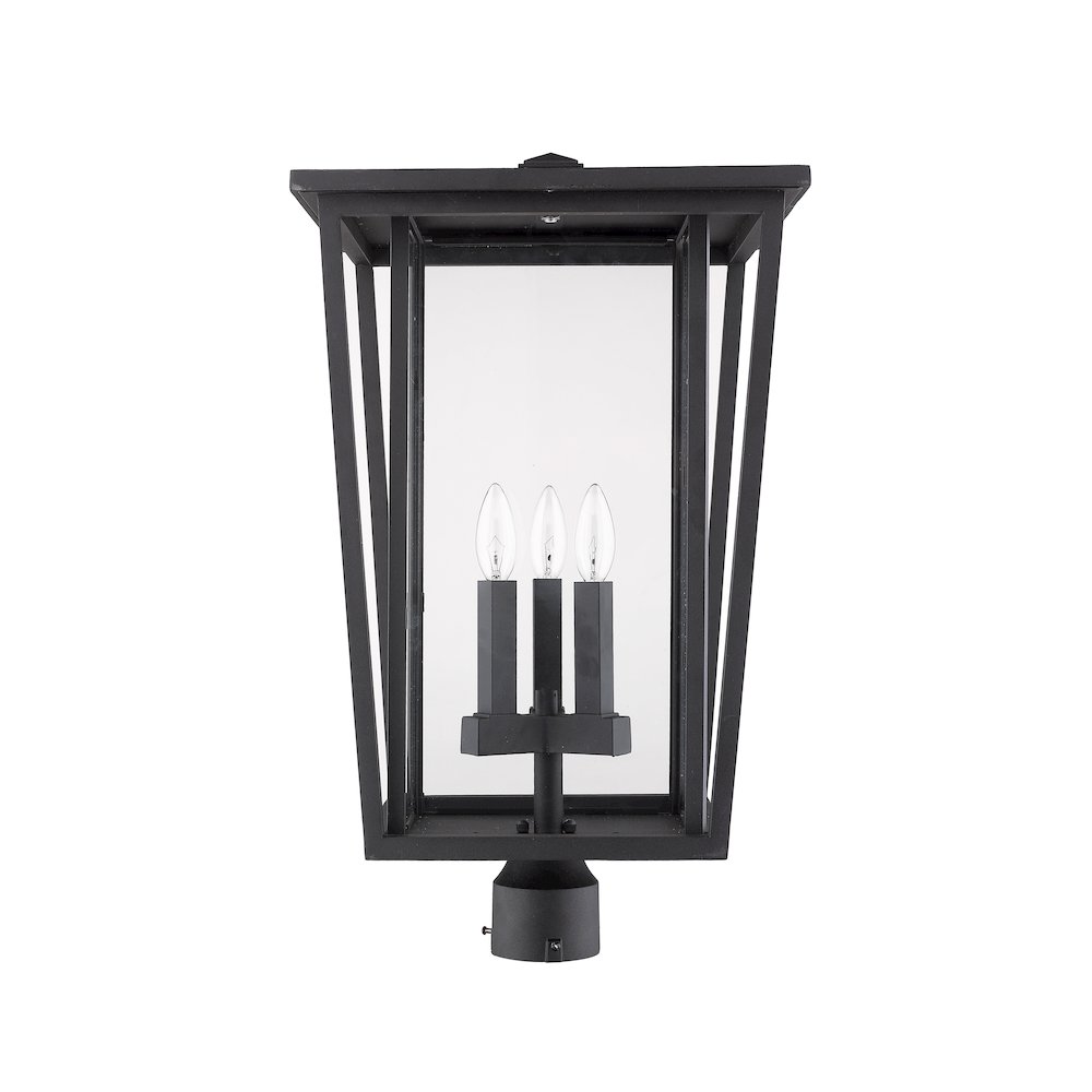 Z-Lite 3 Light Outdoor Post Mount Fixture. Picture 5