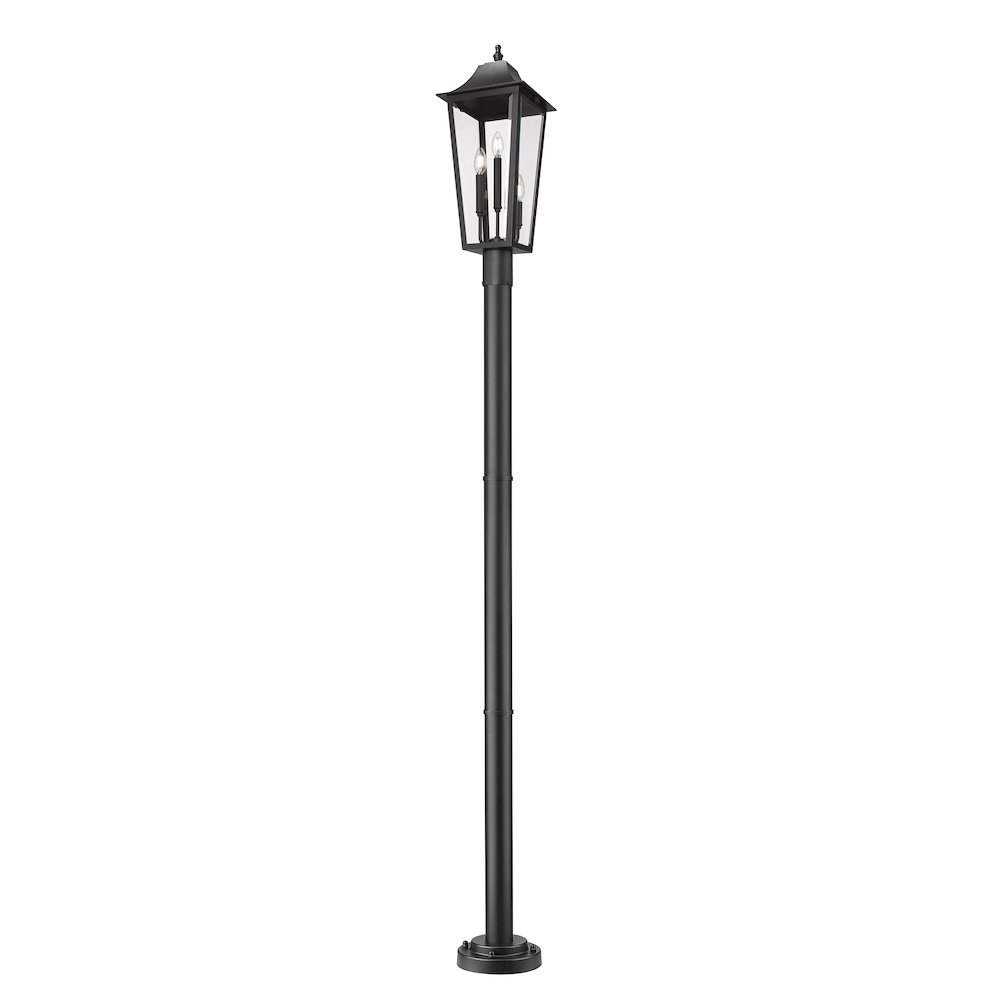 Z-Lite 3 Light Outdoor Post Mounted Fixture. Picture 2
