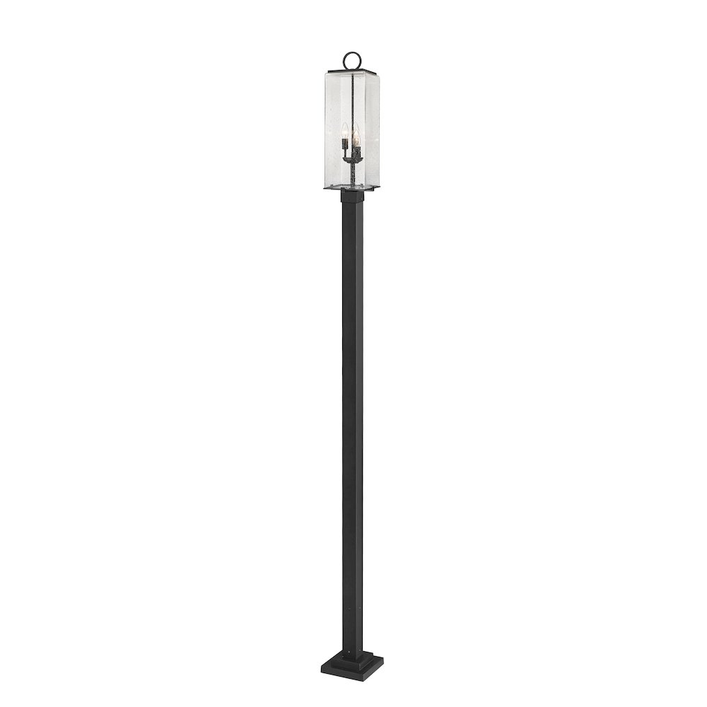 Z-Lite 3 Light Outdoor Post Mounted Fixture. Picture 3