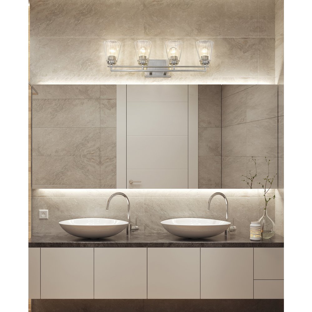 Z-Lite 4 Light Vanity. Picture 7