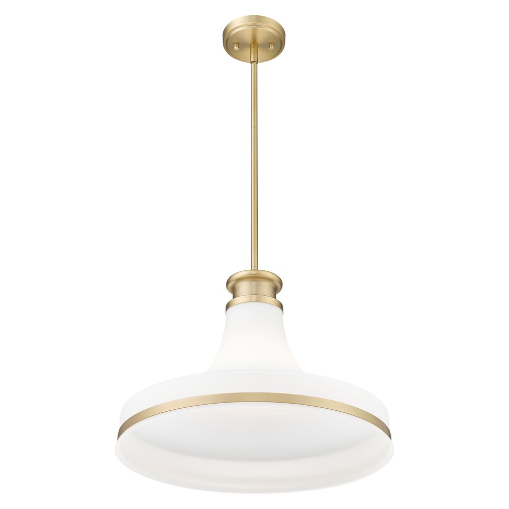 Z-Lite 1 Light Pendant, Modern Gold. Picture 2