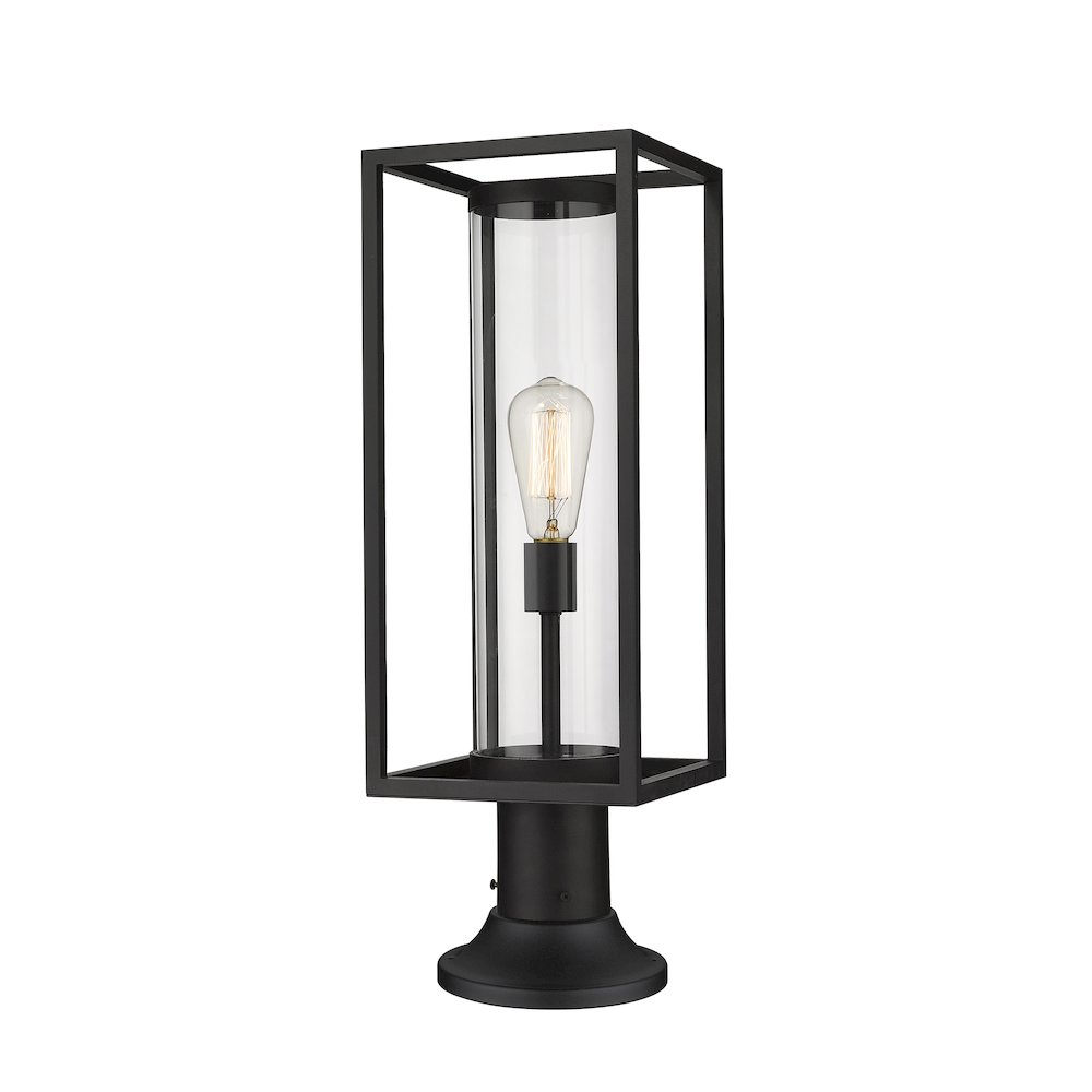Z-Lite 1 Light Outdoor Pier Mounted Fixture. Picture 1