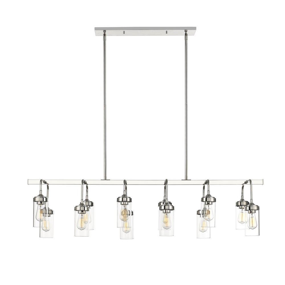 Z-Lite 12 Light Linear Chandelier. Picture 2