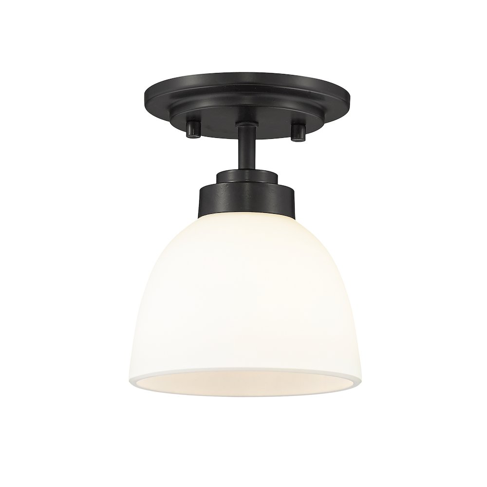 Z-Lite 1 Light Flush Mount. Picture 1