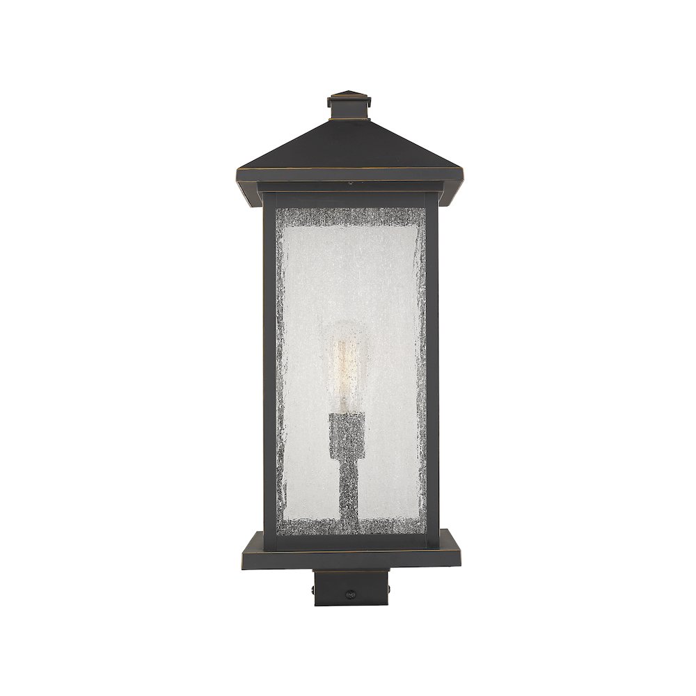 Z-Lite 1 Light Outdoor Post Mount Fixture. Picture 1