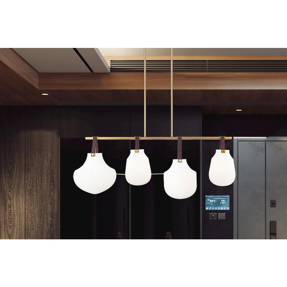 Z-Lite 4 Light Pendant. Picture 6