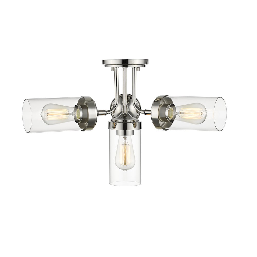 Z-Lite 4 Light Semi Flush Mount. Picture 2