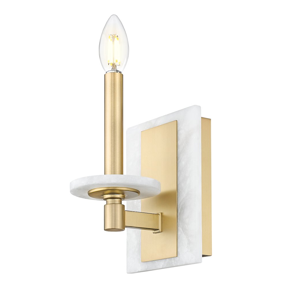 Z-Lite Kaden 1 Light Wall Sconce in Modern Gold color, Steel frame. Picture 3