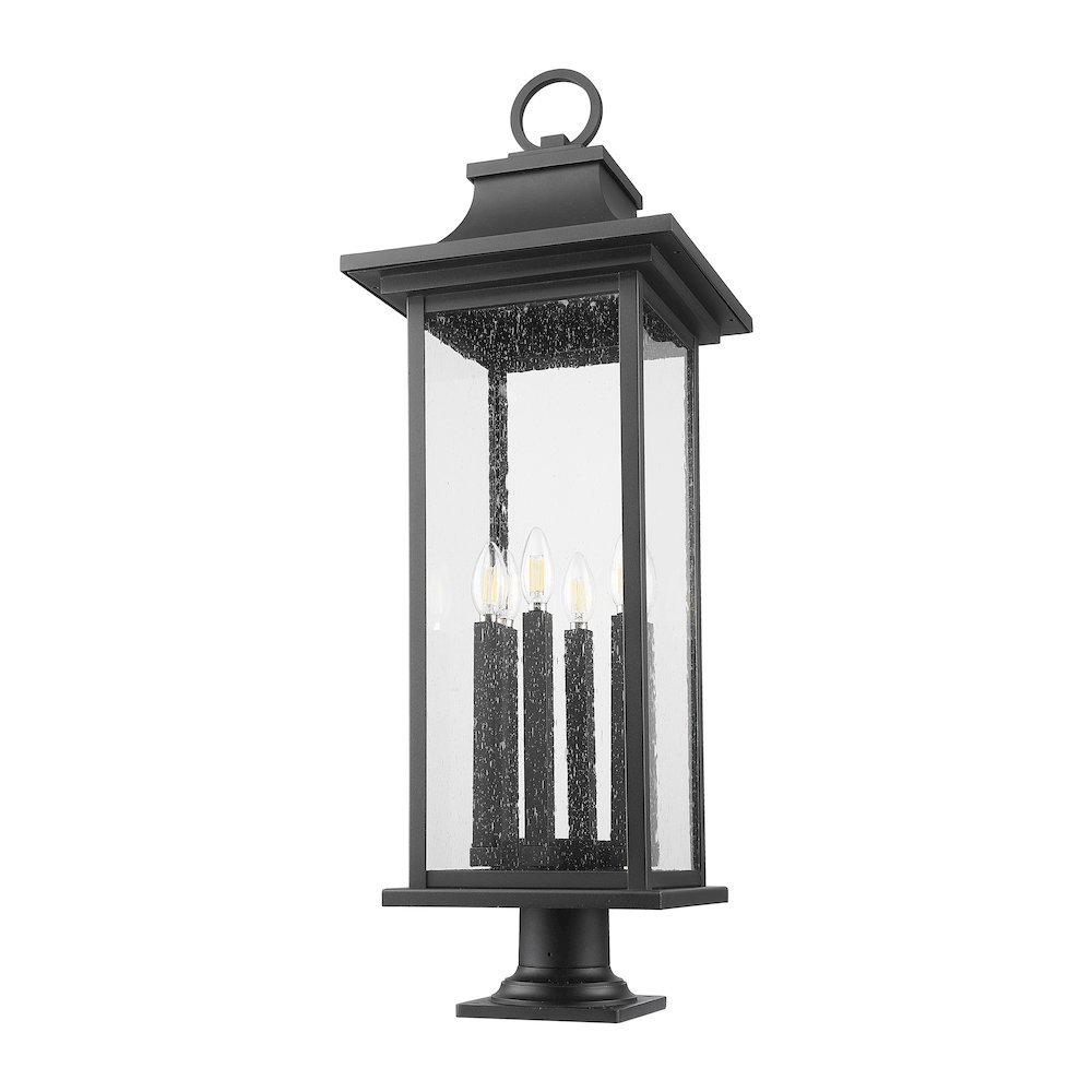 Z-Lite 6 Light Outdoor Pier Mounted Fixture. Picture 5