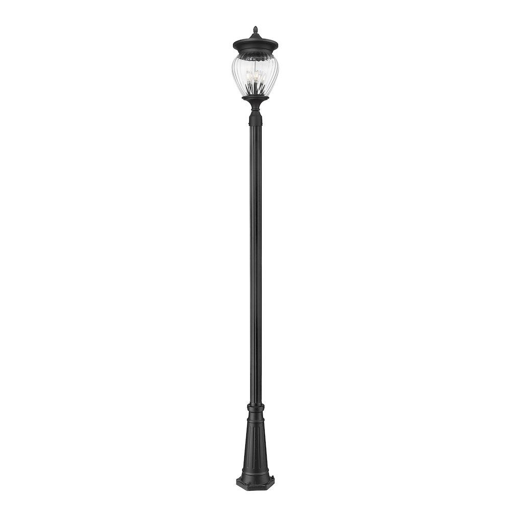 Z-Lite 4 Light Outdoor Post Mounted Fixture. Picture 3