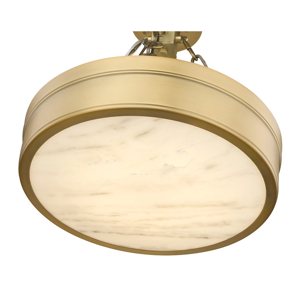 Z-Lite 1 Light Semi Flush Mount. Picture 4