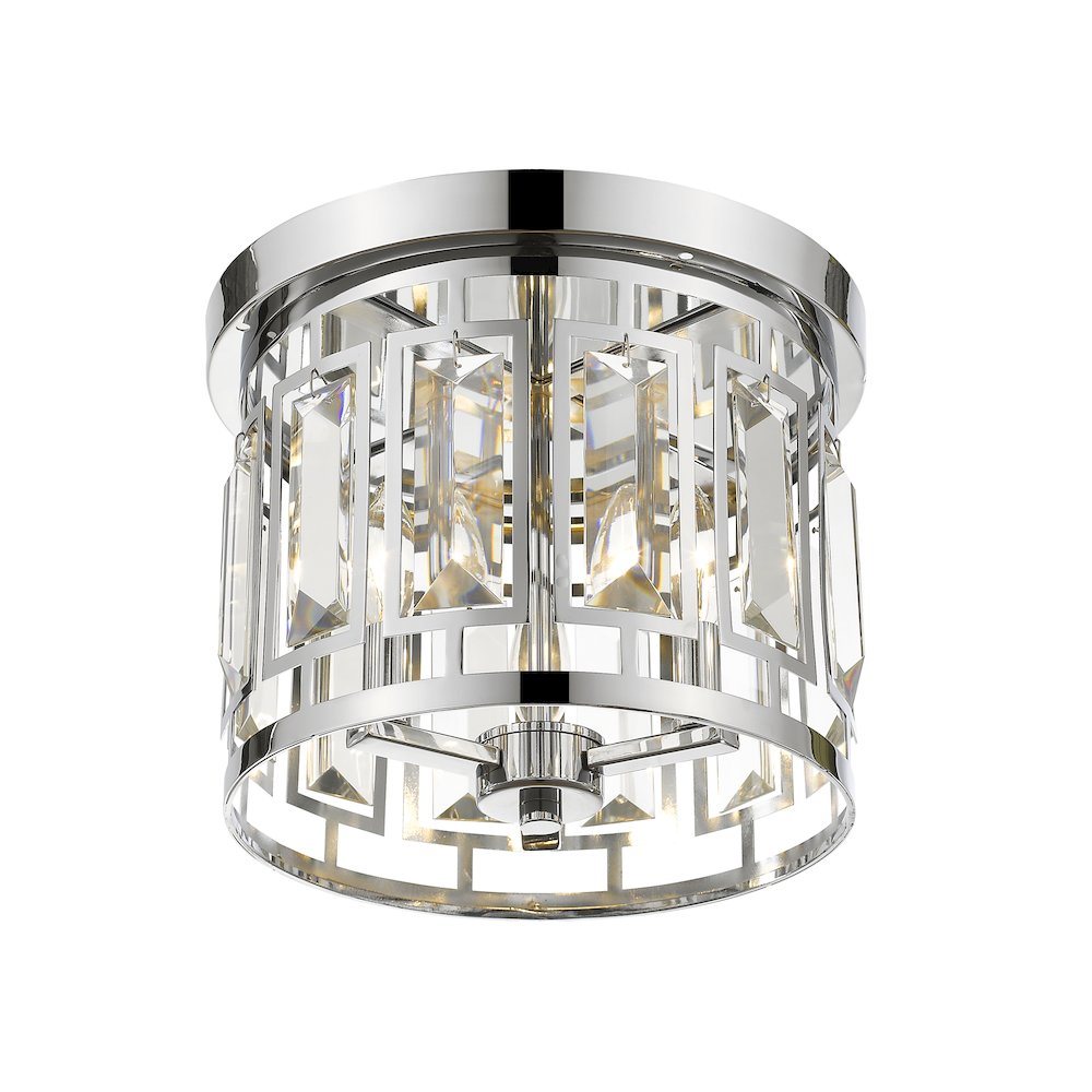 Z-Lite 3 Light Flush Mount. Picture 3