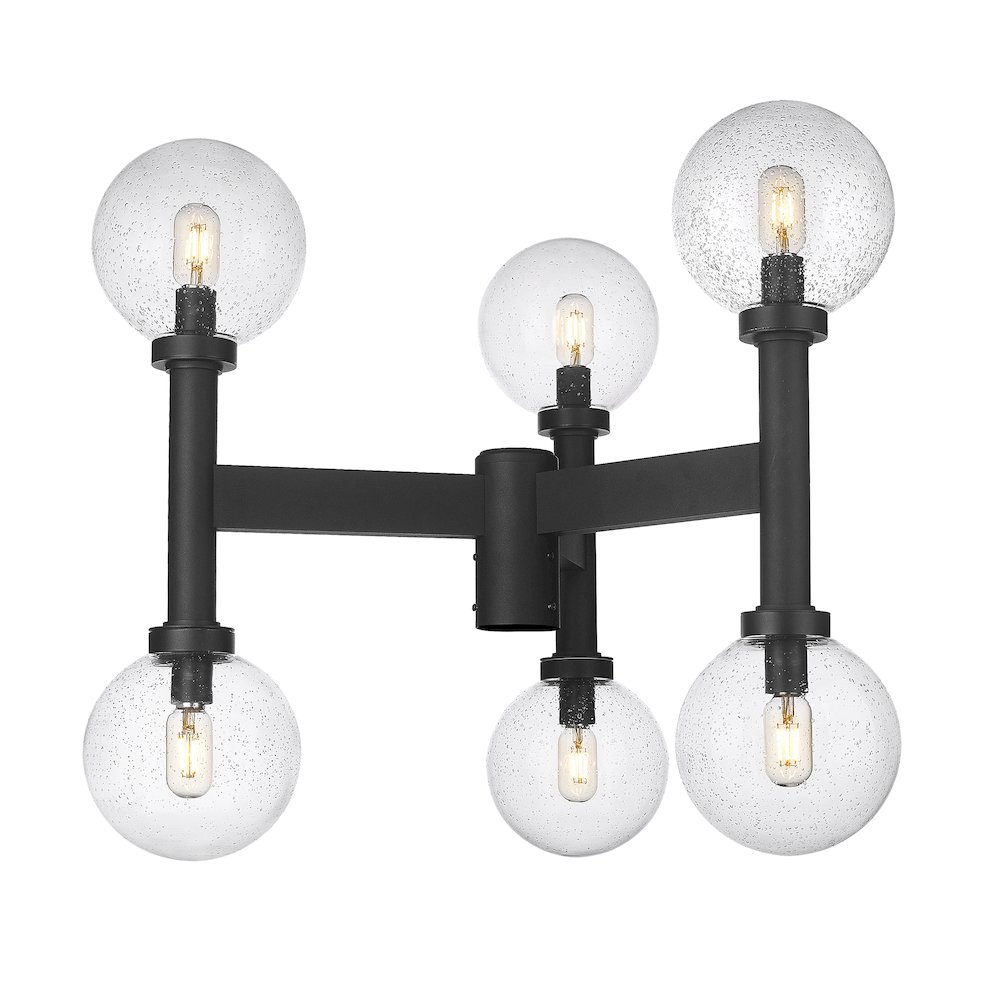 Z-Lite 6 Light Outdoor Post Mount Fixture. Picture 3