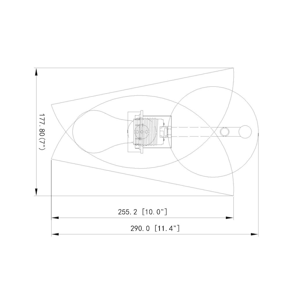 Z-Lite 1 Light Wall Sconce. Picture 8