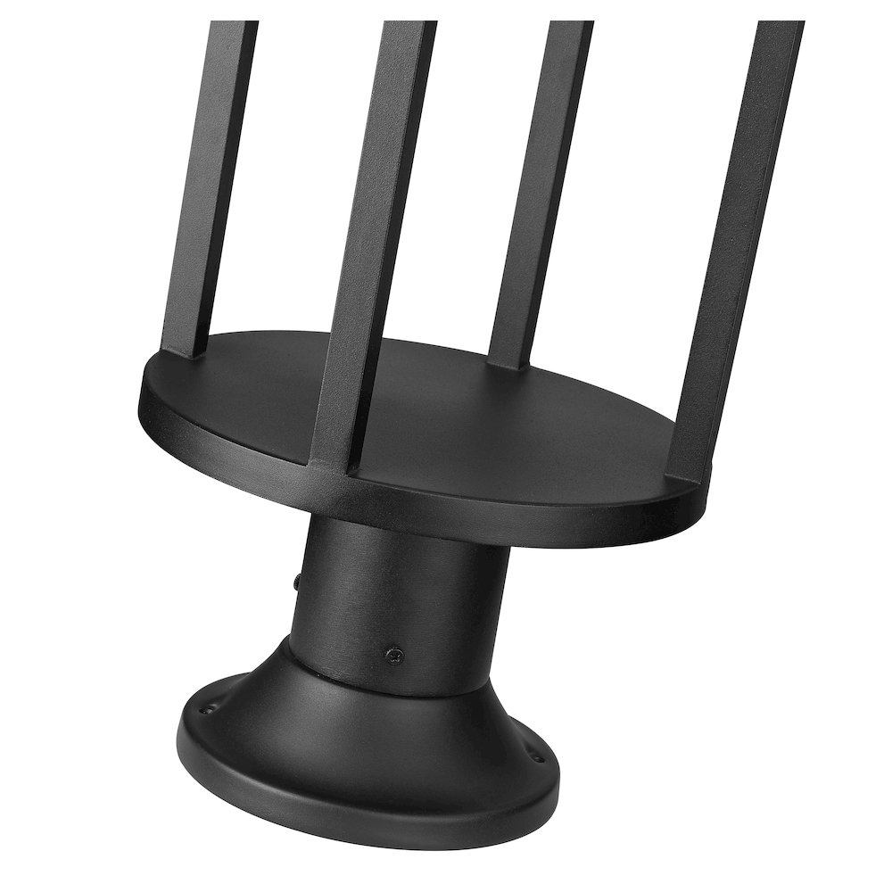 Z-Lite 1 Light Outdoor Pier Mounted Fixture. Picture 4