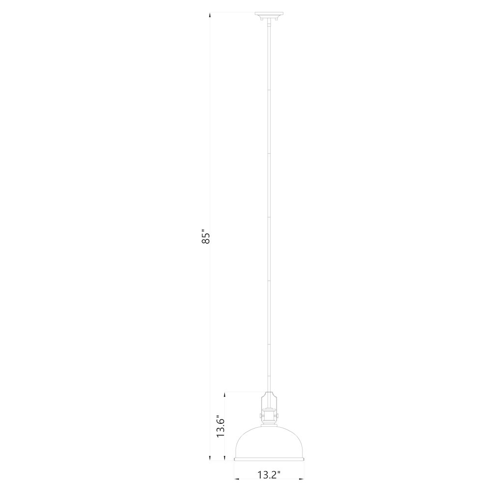 Z-Lite 1 Light Pendant. Picture 8