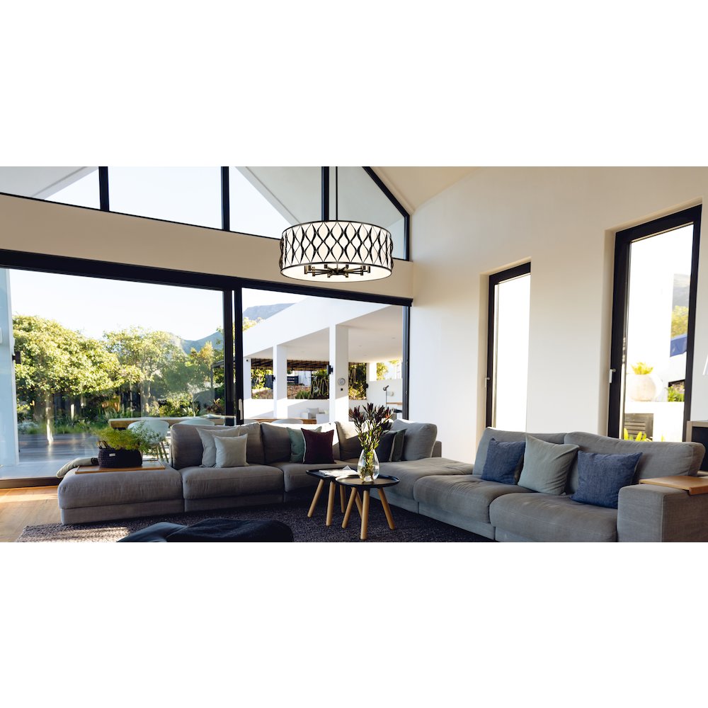 Z-Lite 10 Light Pendant. Picture 7