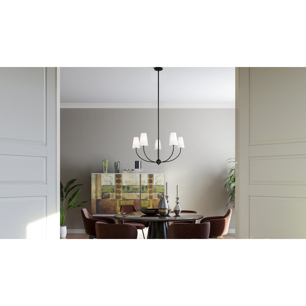 Z-Lite 5 Light Chandelier. Picture 7