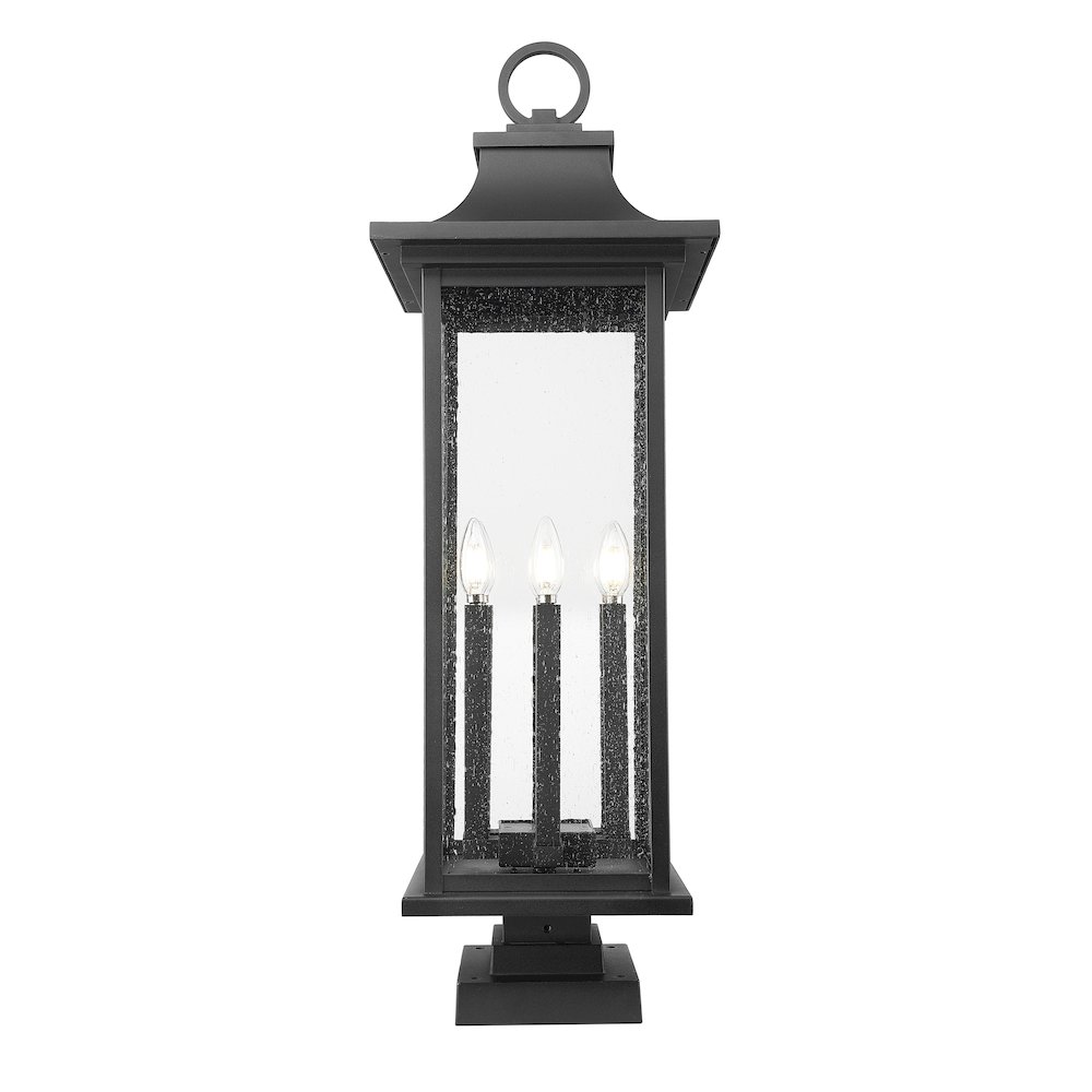 Z-Lite 6 Light Outdoor Pier Mounted Fixture. Picture 3