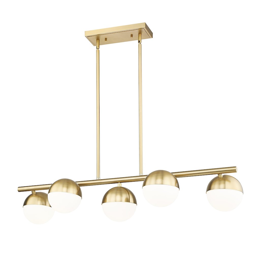 Z-Lite 5 Light Linear Chandelier. Picture 2