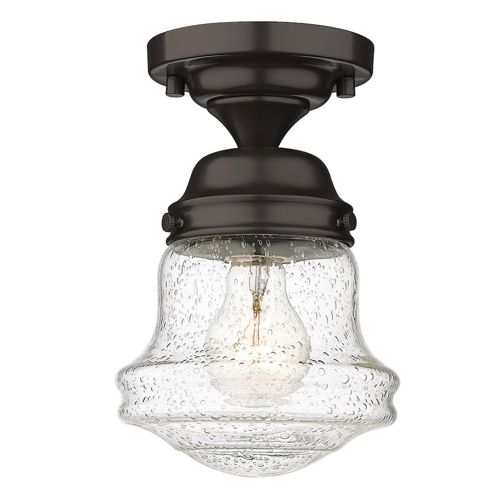 Z-Lite 1 Light Flush Mount. Picture 1