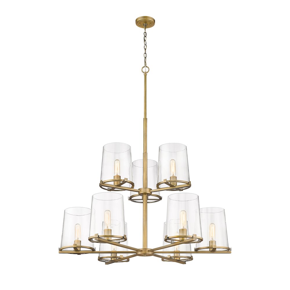 Z-Lite 9 Light Chandelier. Picture 1