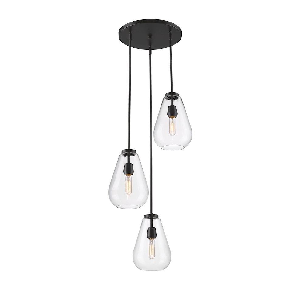 Z-Lite 3 Light Chandelier. Picture 1