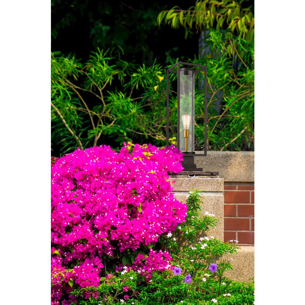 Z-Lite 1 Light Outdoor Pier Mounted Fixture. Picture 7
