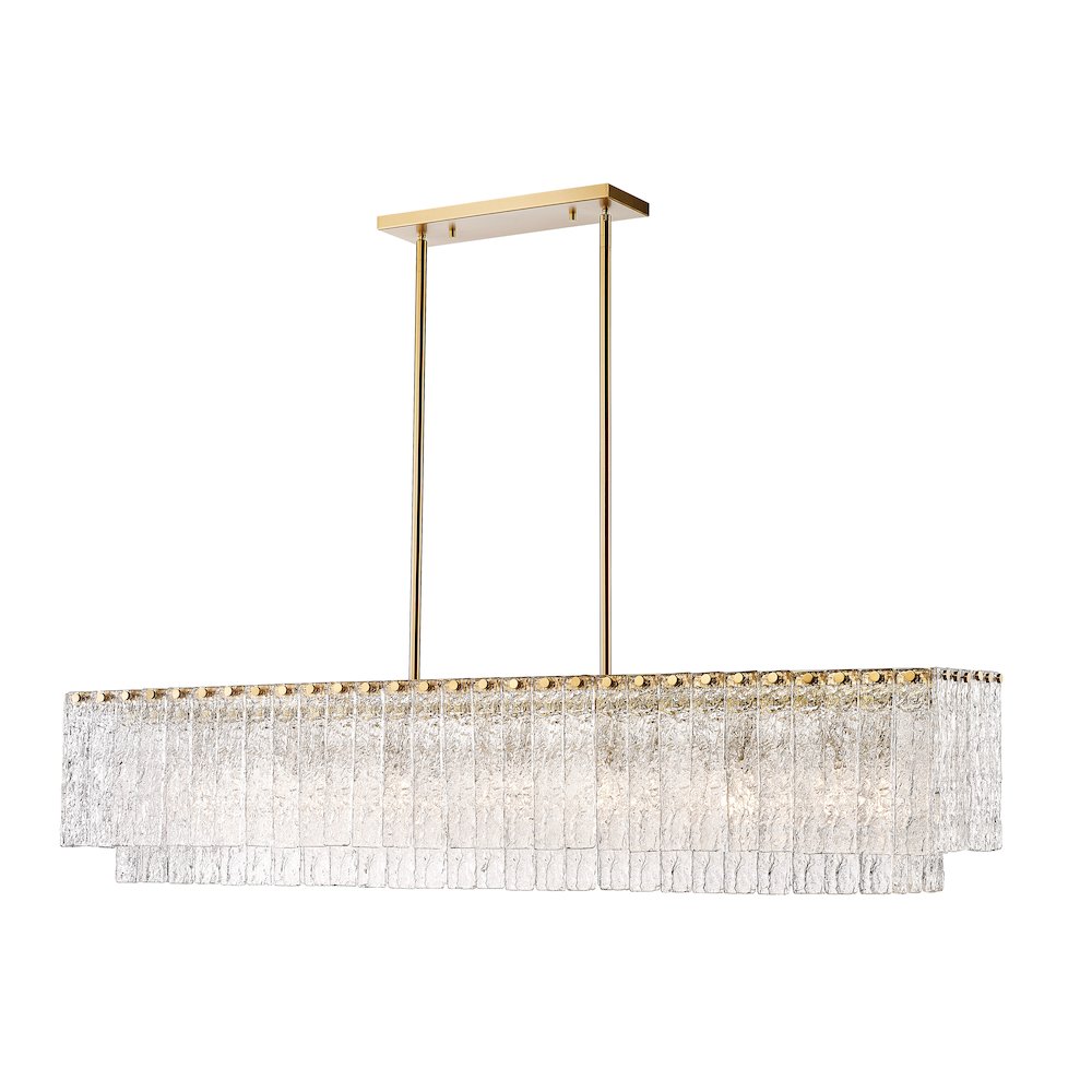 Z-Lite 7 Light Linear Chandelier. Picture 1