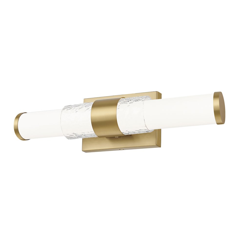 Z-Lite Egon 1 Light Vanity in Modern Gold color, Steel frame. Picture 2