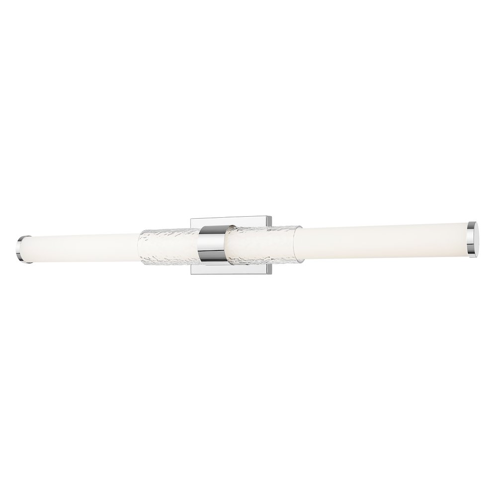 Z-Lite Egon 1 Light Vanity in Chrome color, Steel frame. Picture 1
