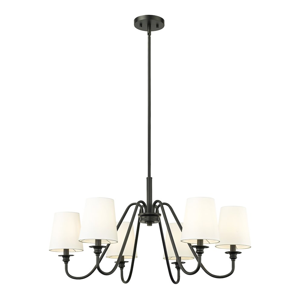 Z-Lite 6 Light Chandelier. Picture 2
