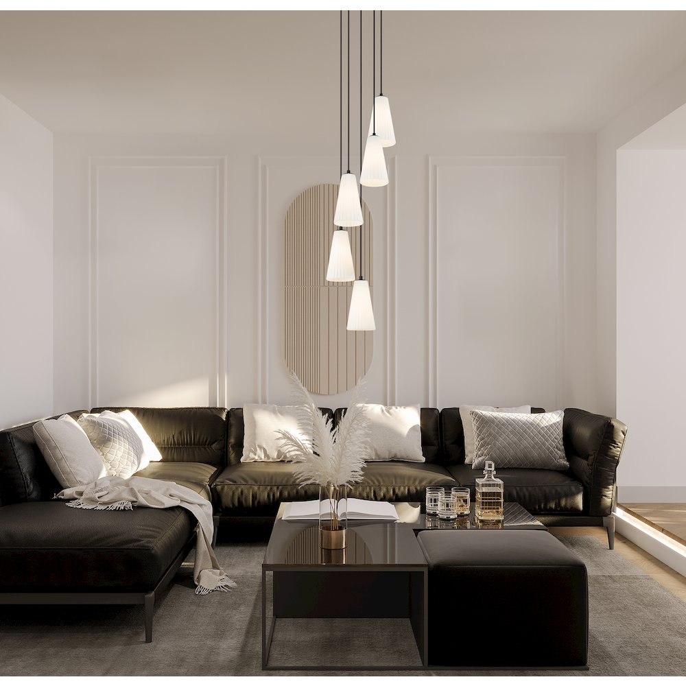 Z-Lite 5 Light Chandelier. Picture 6