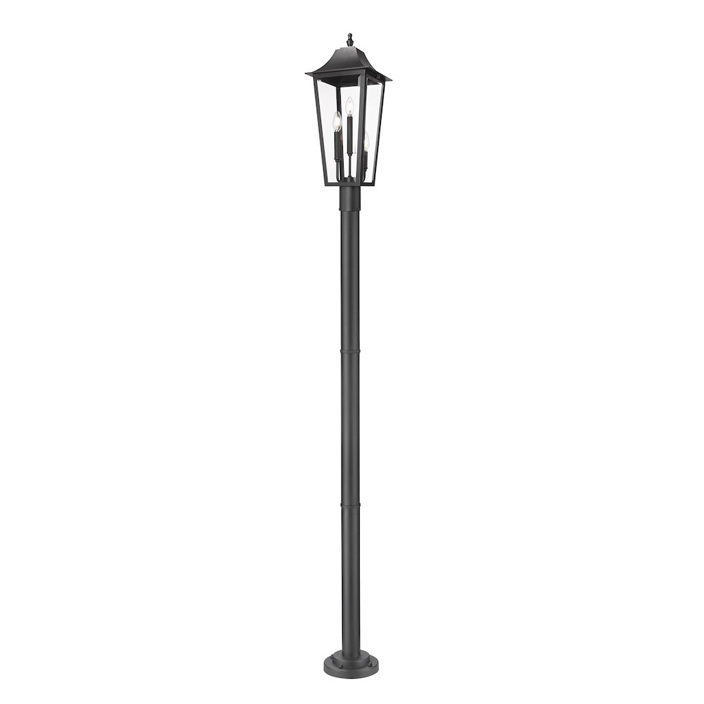 Z-Lite 3 Light Outdoor Post Mount Fixture. Picture 1