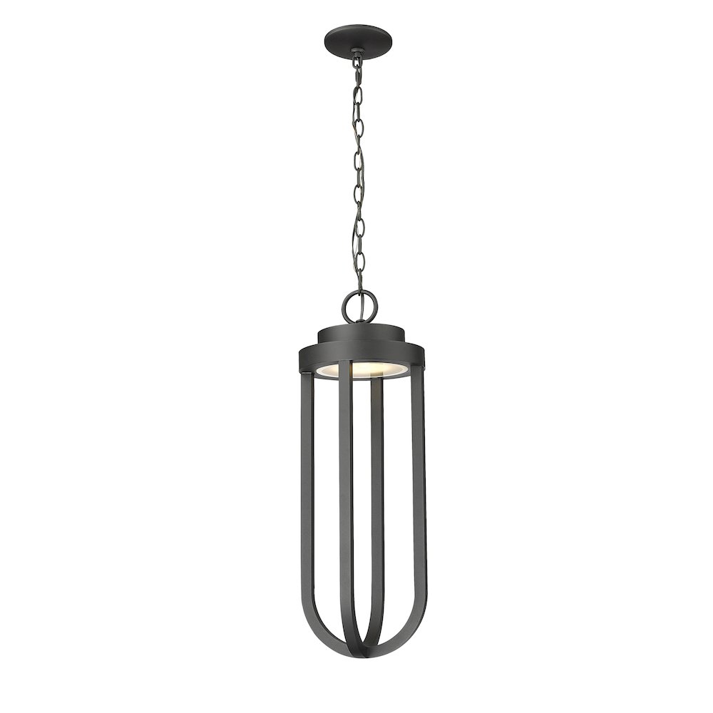 Z-Lite 1 Light Outdoor Chain Mount Ceiling Fixture. Picture 1