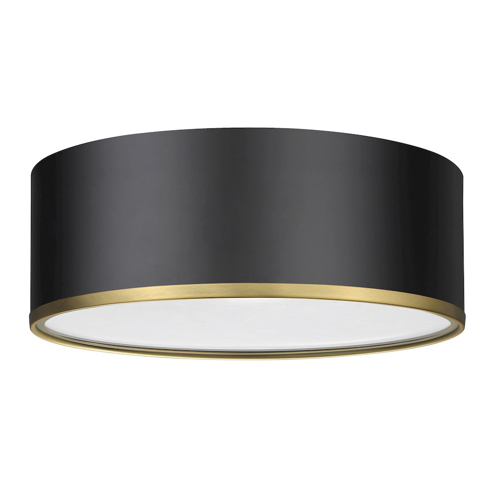 Z-Lite 3 Light Flush Mount. Picture 5