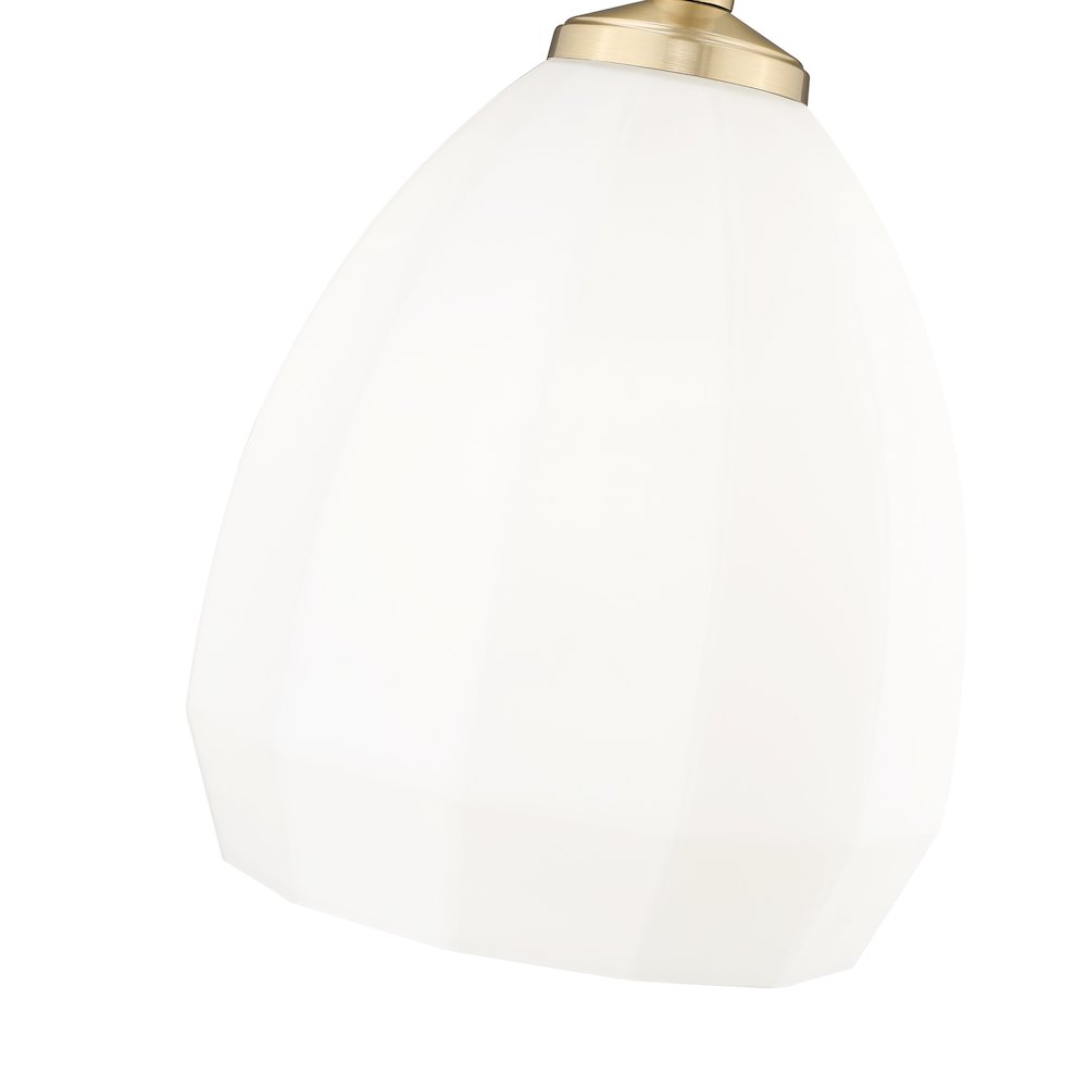 Z-Lite Oren 1 Light Pendant in Modern Gold color, Steel frame. Picture 4