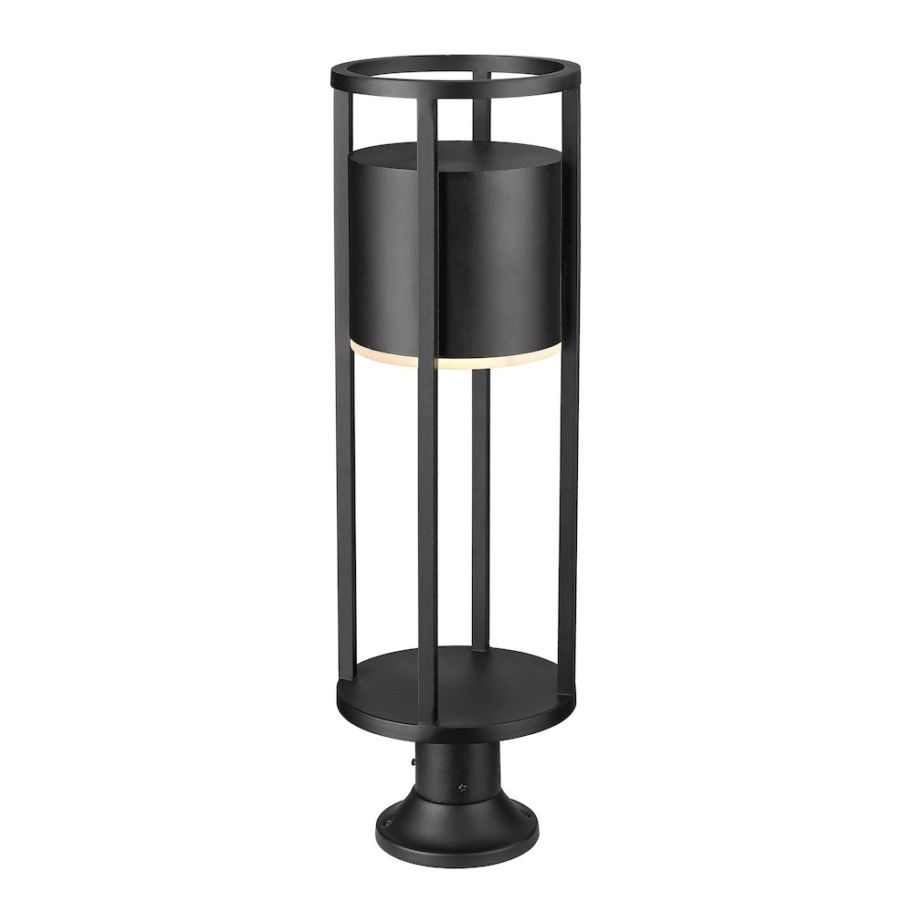 Z-Lite 1 Light Outdoor Pier Mounted Fixture. Picture 2