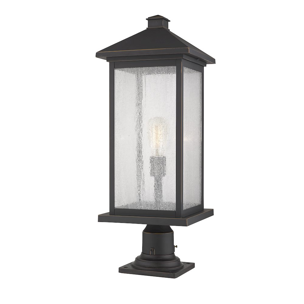 Z-Lite 1 Light Outdoor Pier Mounted Fixture. Picture 3