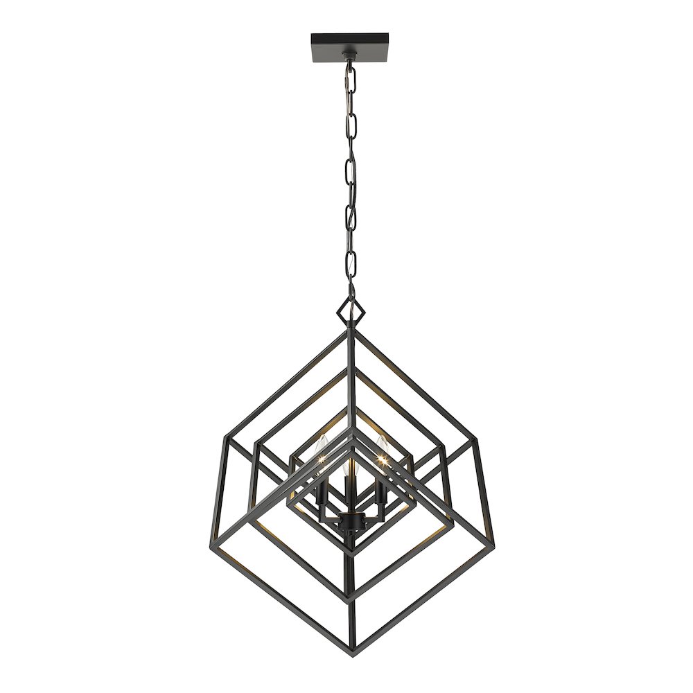 Z-Lite 3 Light Chandelier. Picture 3