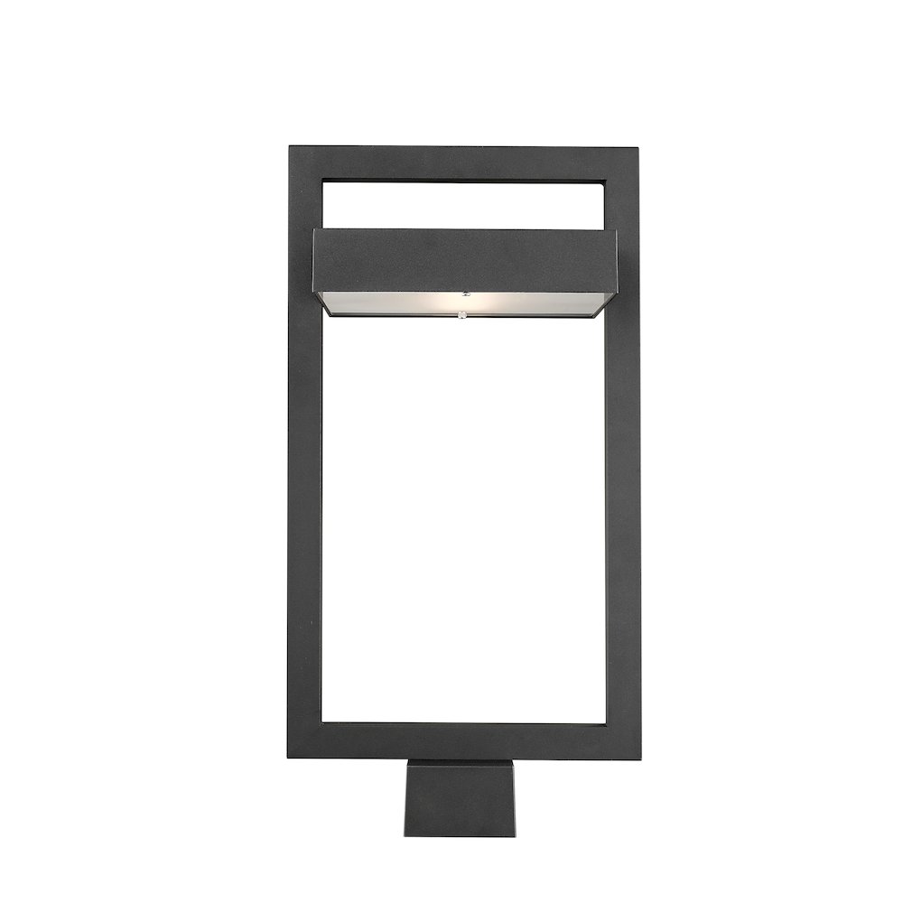 Z-Lite 1 Light Outdoor Post Mount Fixture. Picture 2